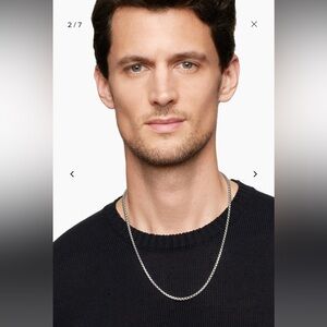 David Yurman BOX CHAIN NECKLACE
Sterling Silver, 3.6mm